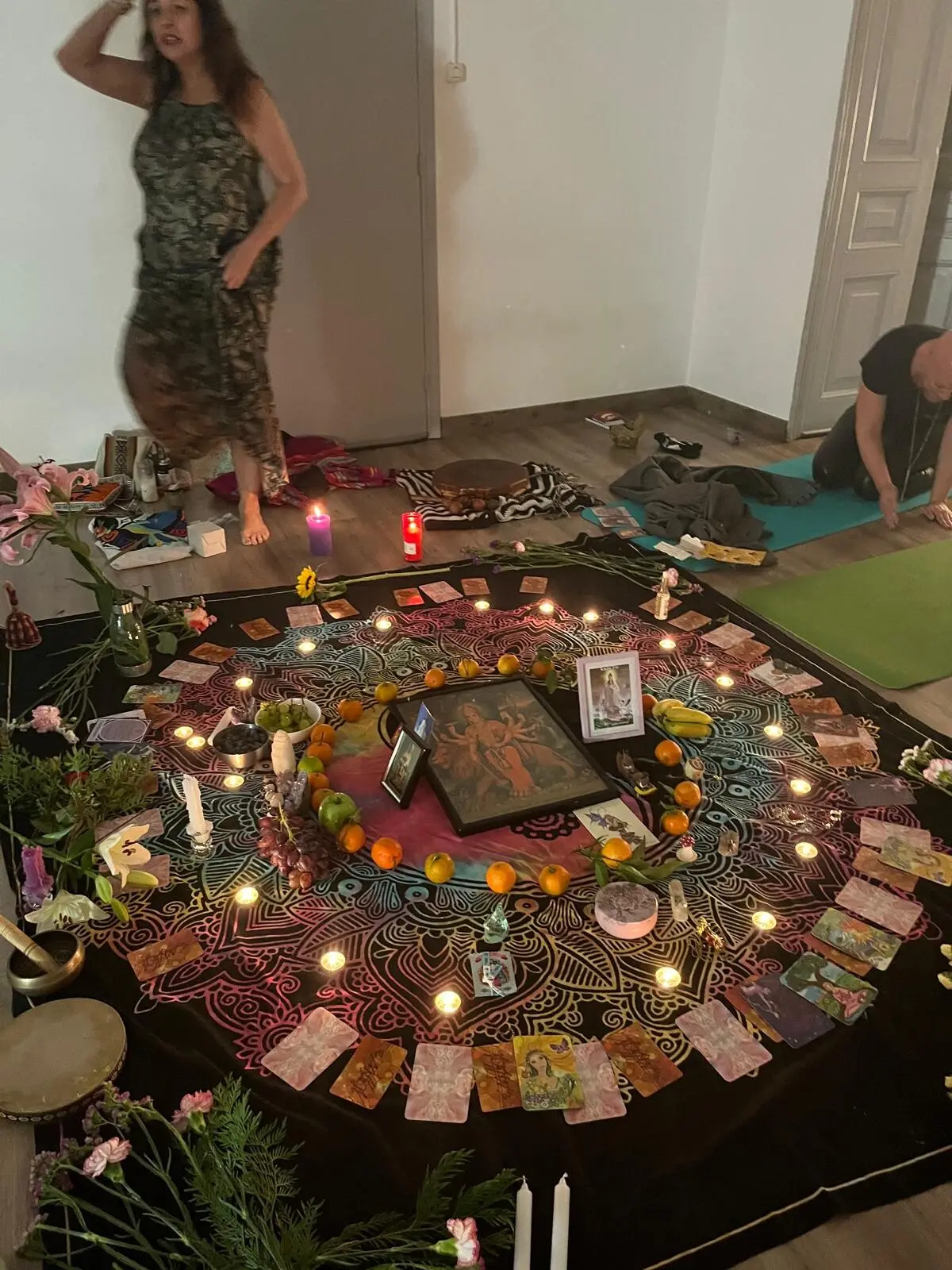 Altar de velas · Círculo de mujeres, Barcelona 2024