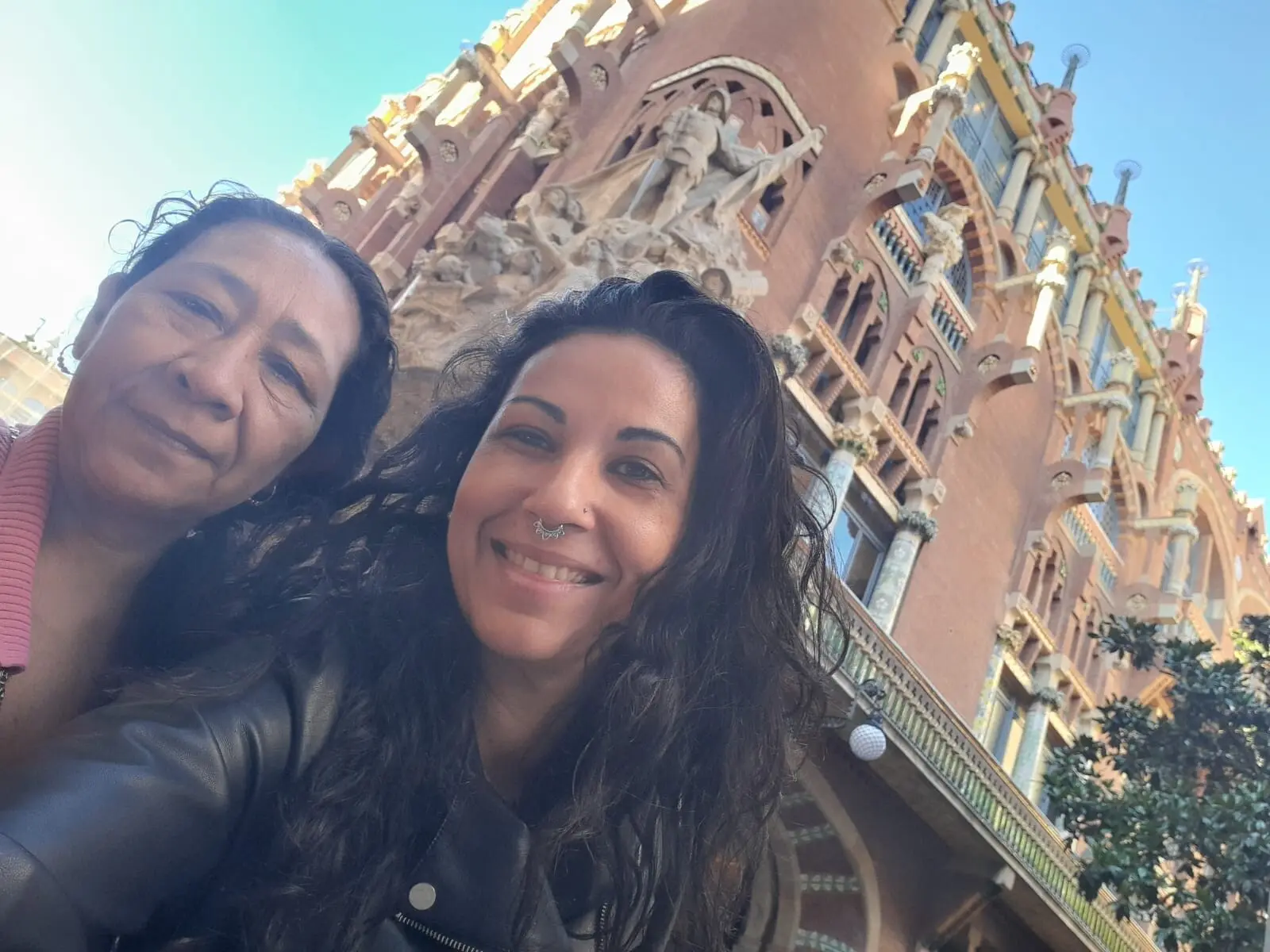Con Maima María Pantera · Palau de la Música, Barcelona