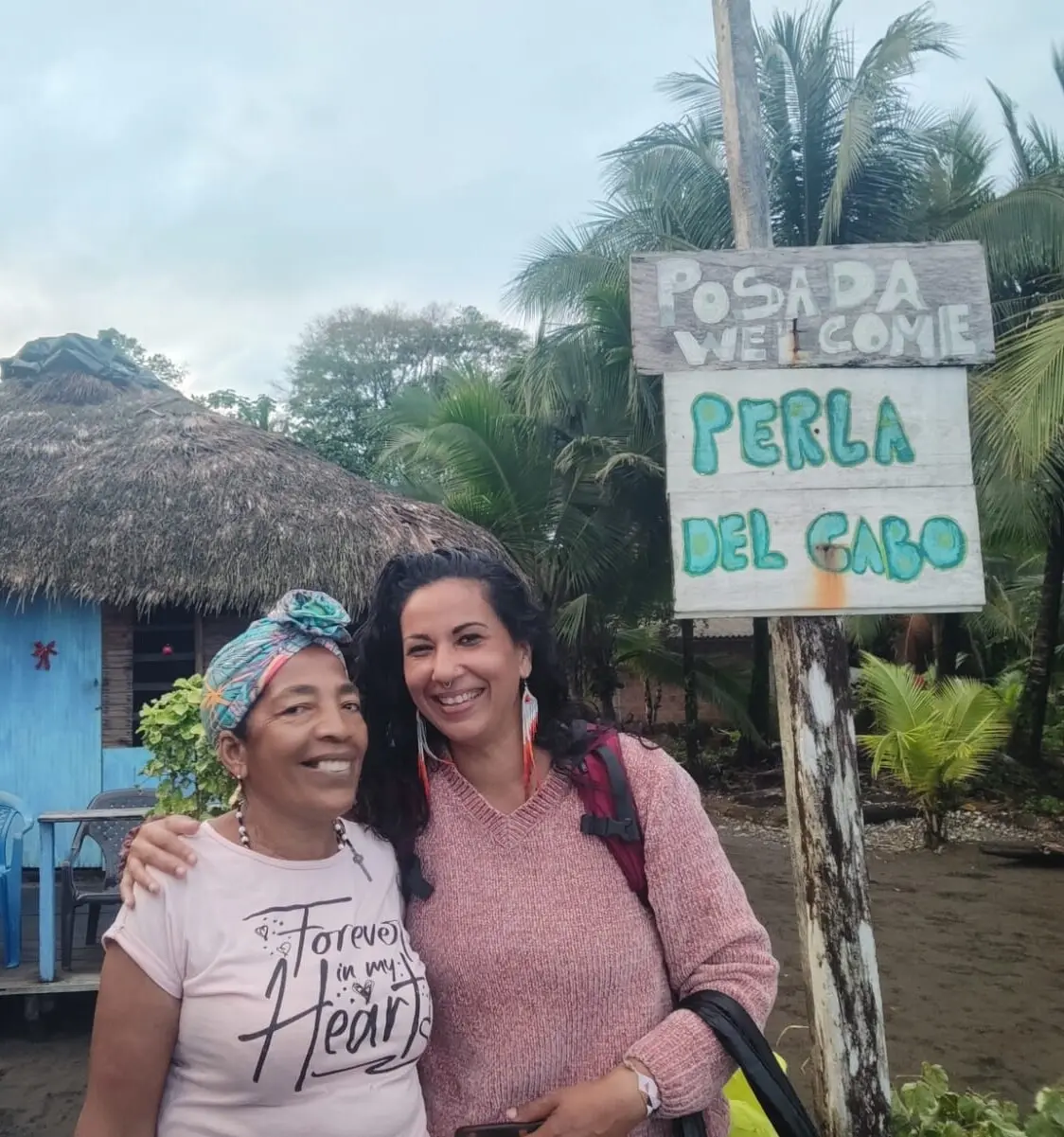 Con Mamita Selmira · Nuquí, Colombia, diciembre 2025